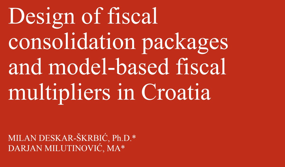 Design of fiscal consolidation packages and model-based fiscal multipliers in Croatia