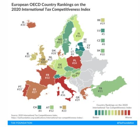 Estonija ostaje porezno najkonkurentnija zemlja